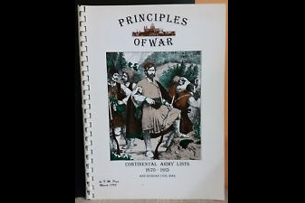 Principles of the War: CONTINENTAL Army List 1870-1915