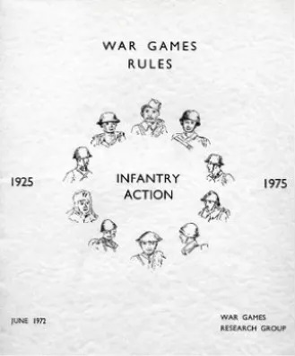 WAR GAMES RULES INFANTRY ACTION 1925-75