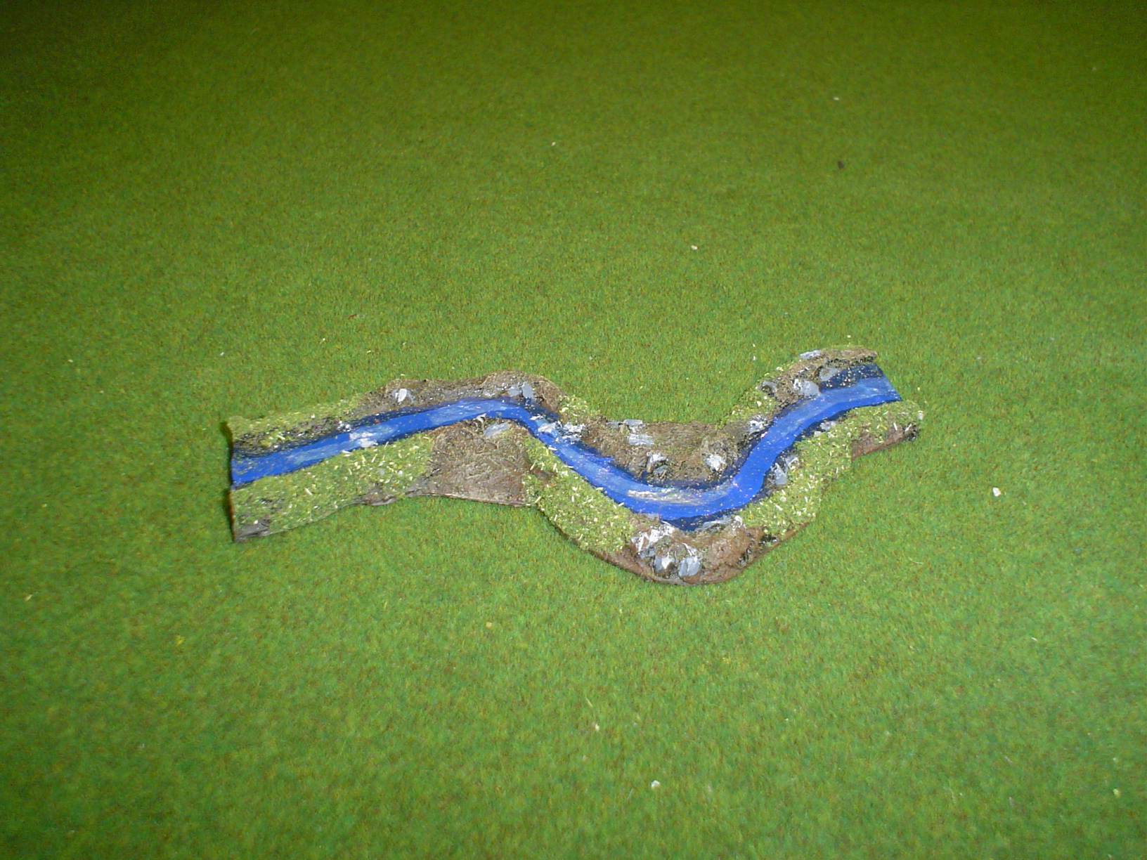 FIUME: RUSCELLO - SEZIONE CON CURVA A 